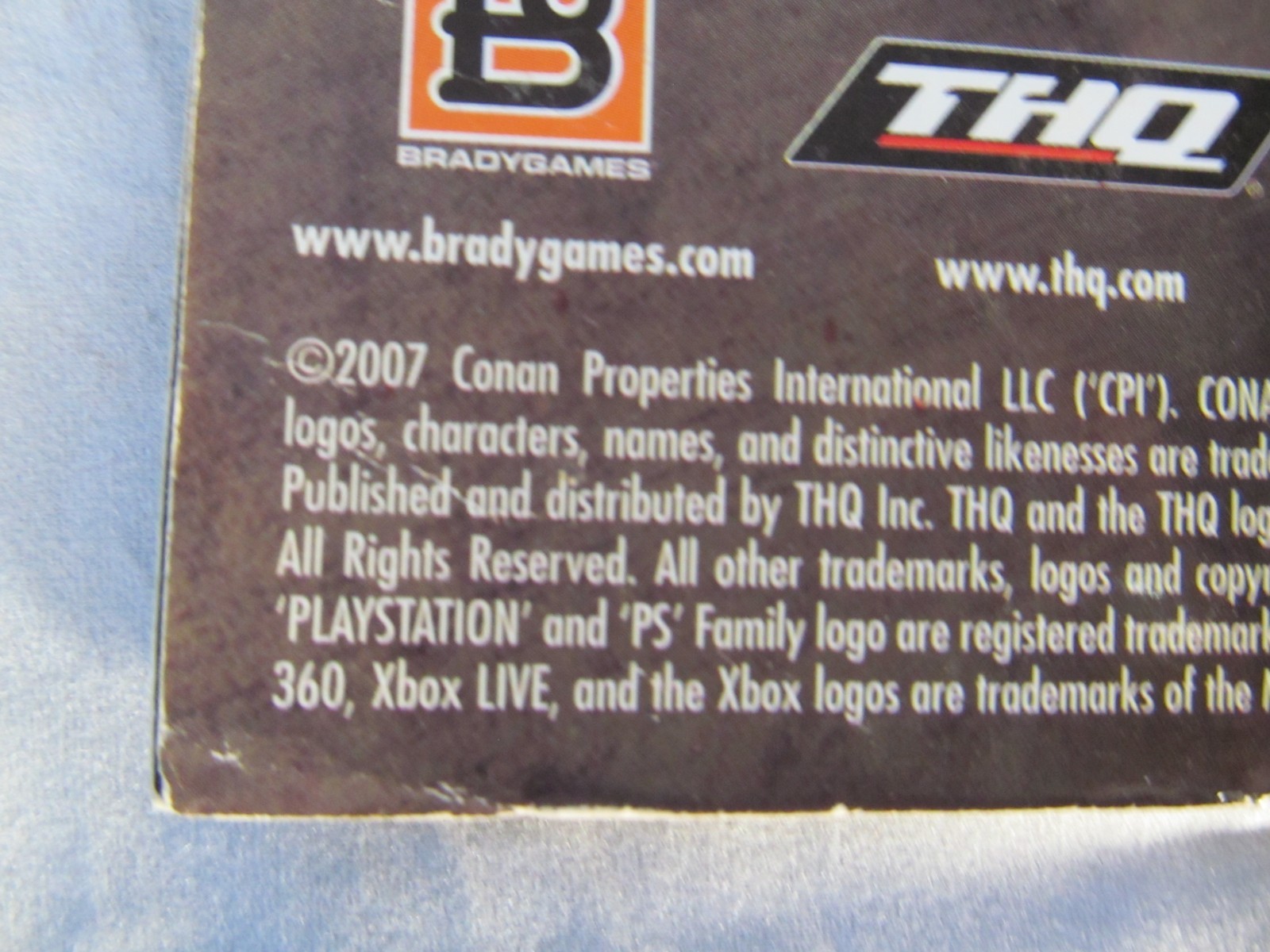 Brady Games Conan Game Guide