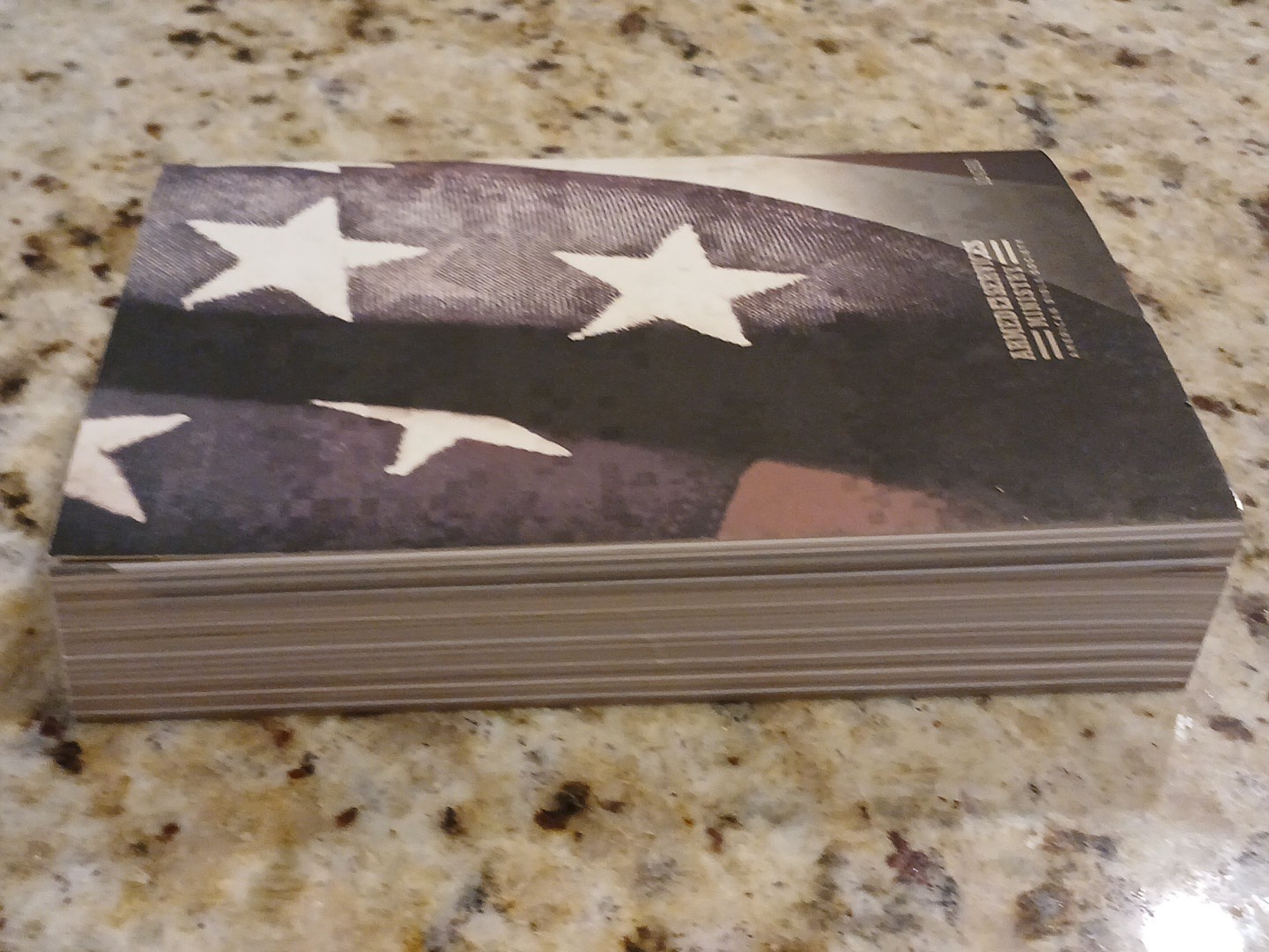 HOLY BIBLE MILITARY CHALLENGE EDITION 124350 American Bible Society Flag