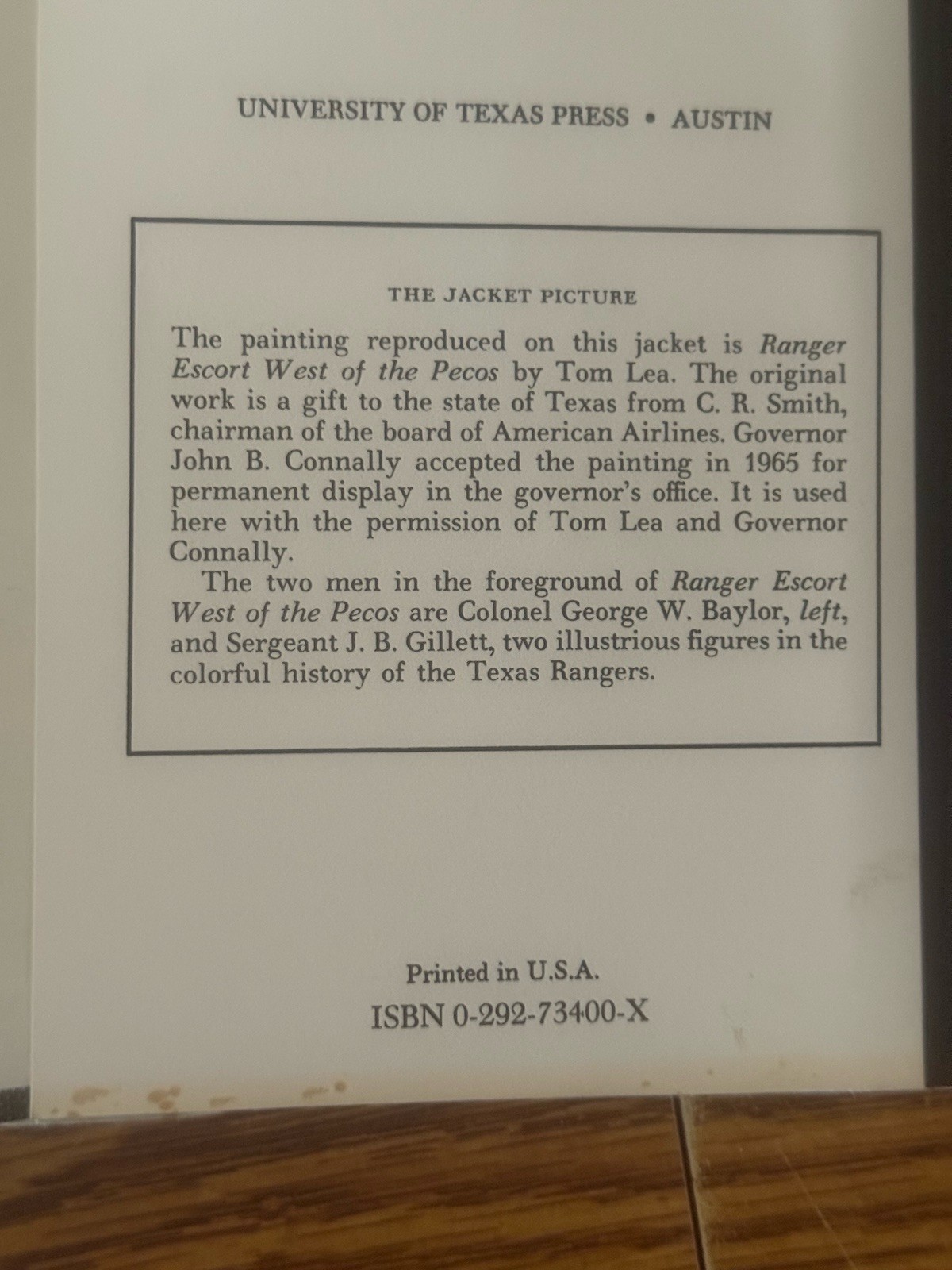 The Texas Rangers A Century of Frontier Defense Walter Prescott Webb HC DJ