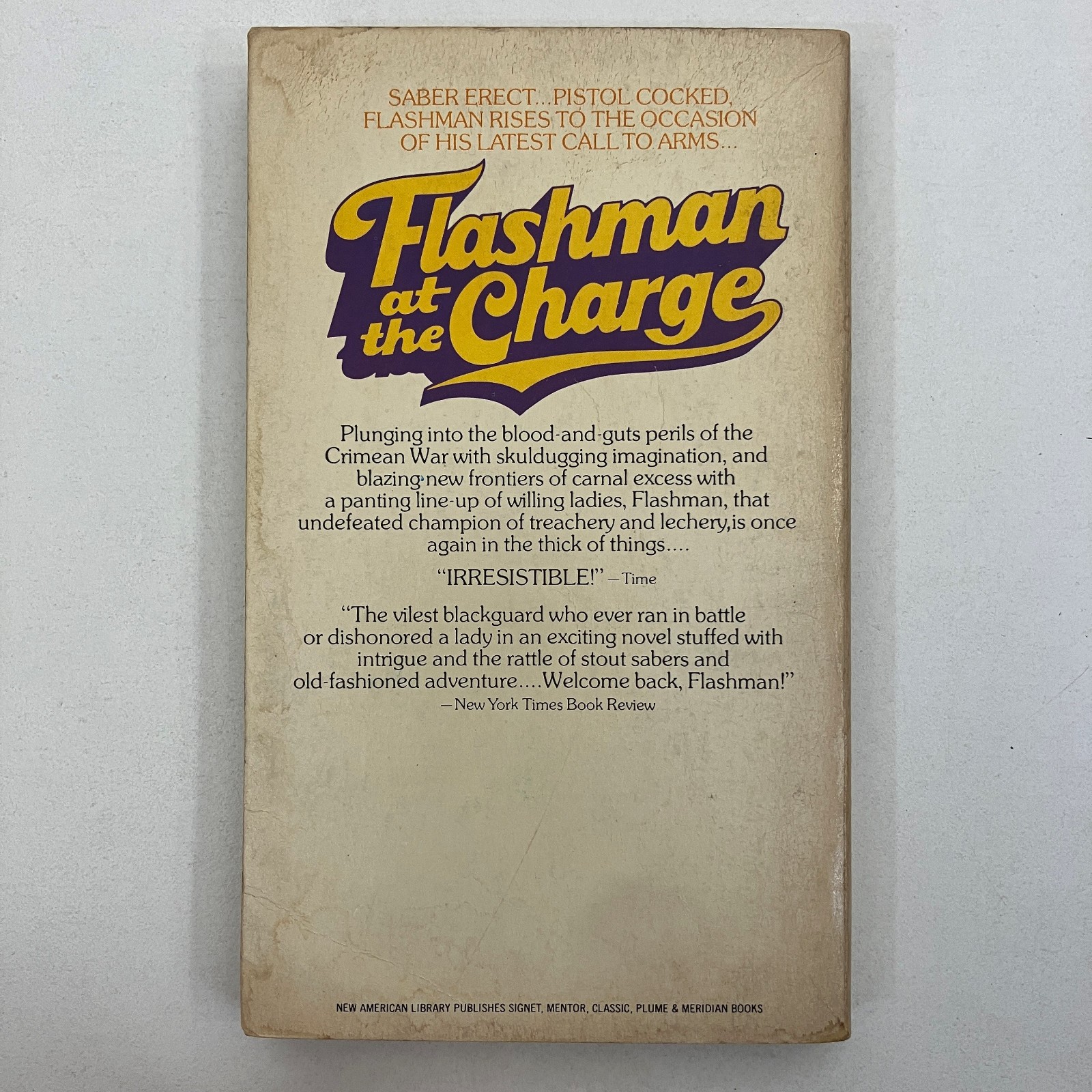 Flashman at the Charge George MacDonald Fraser First Signet Printing 1974 VTG PB