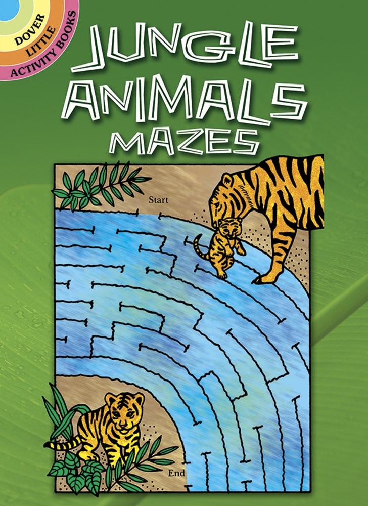 Jungle Animals Mazes (Dover Little Activity Books)