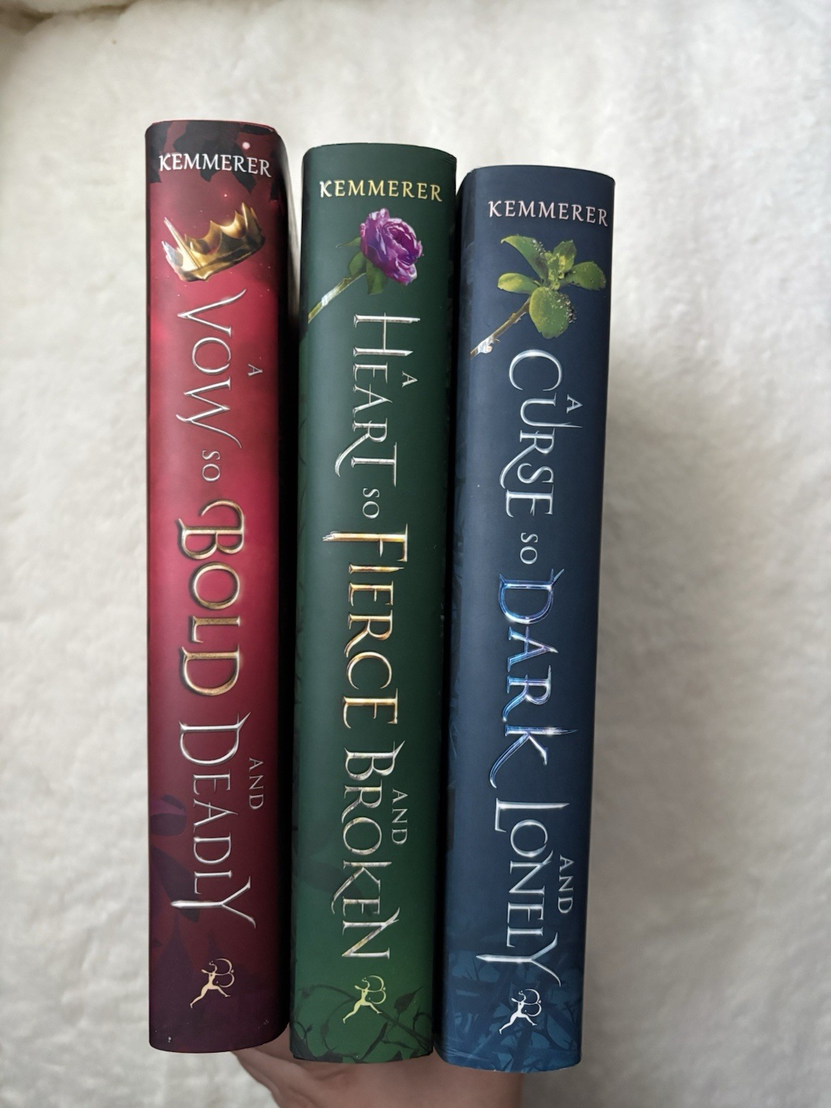 Cursebreaker Series by Brigid Kemmerer in Hardcover with Dust Jacket: 3 Books