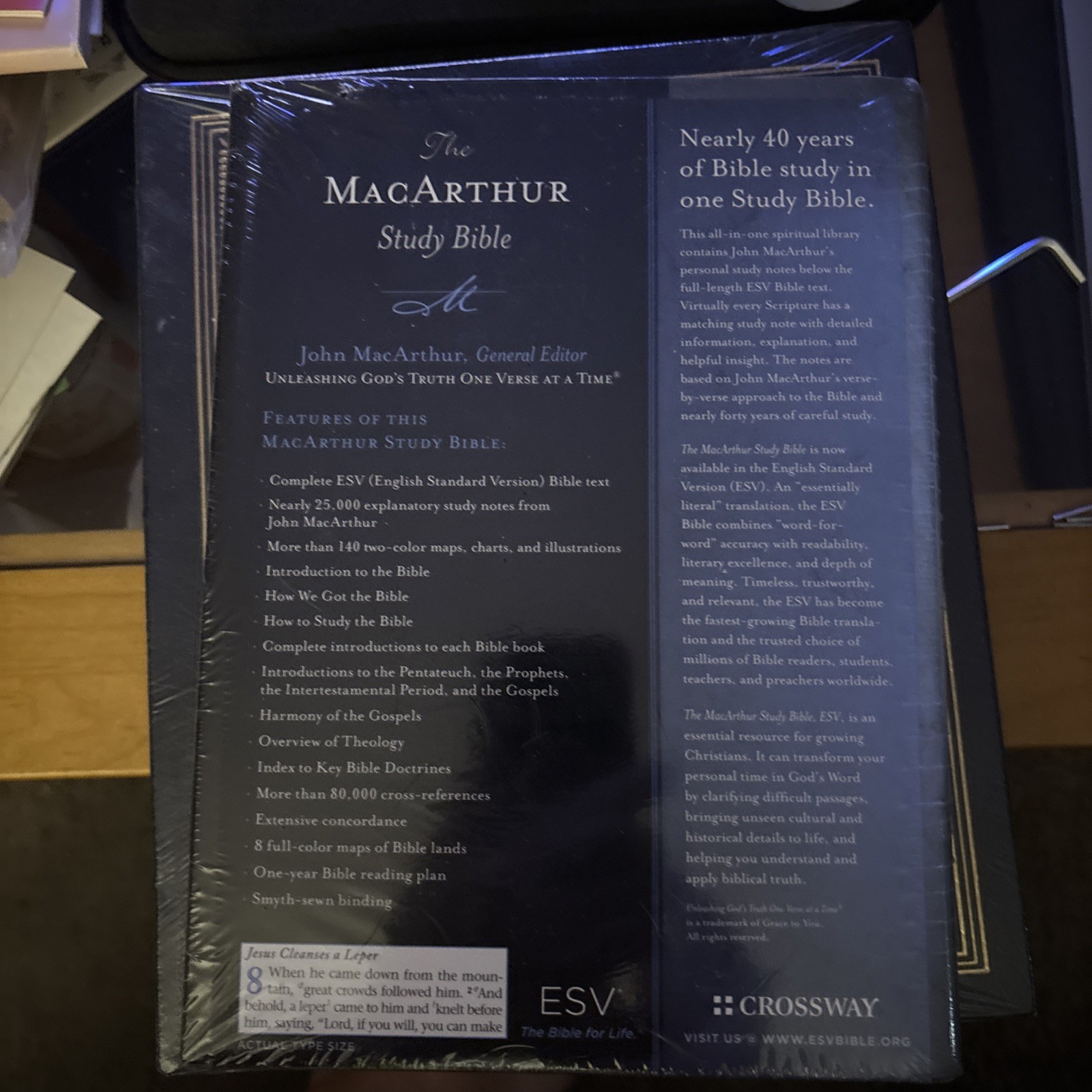 MacArthur Study Bible by John MacArthur (2010 Hardcover) Brand New Still Sealed