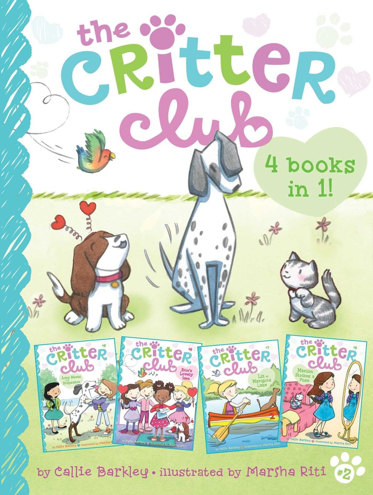 The Critter Club 4 Books in 1! #2: Amy Meets Her Stepsister; Ellie’s Lovely …