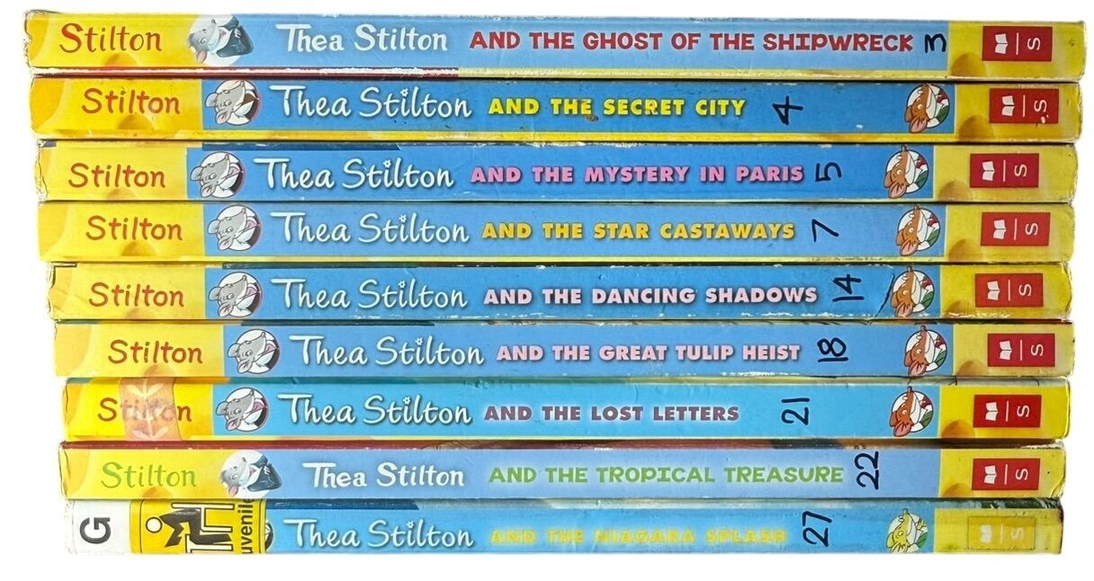 Geronimo Stilton | Thea Stilton Series #3 4 5 7 14 18 21 22 27 | 9 Books Total