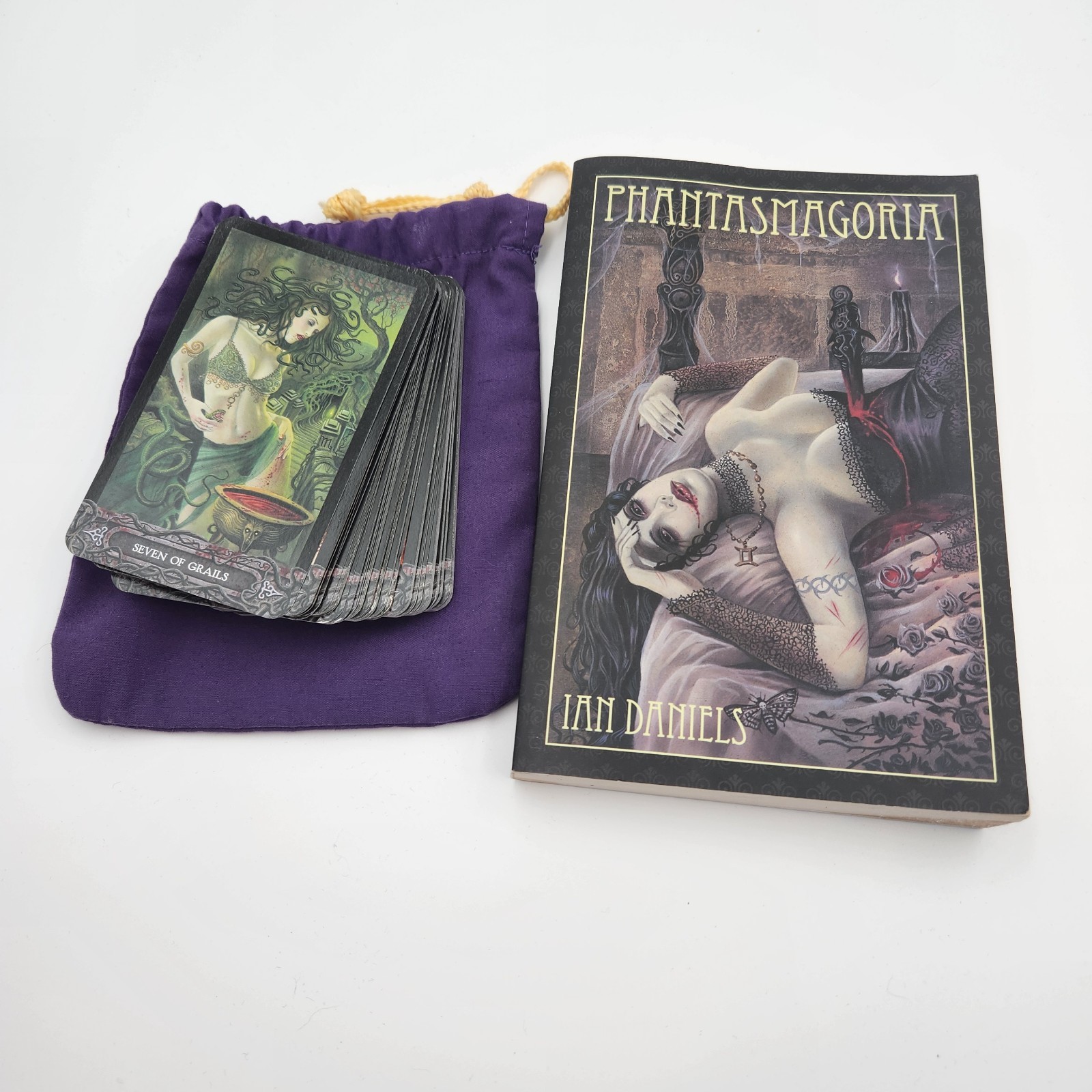 Phantasmagoria By Ian Daniels The Tarot Of Vampyres Guidebook Paperback w/ Cards