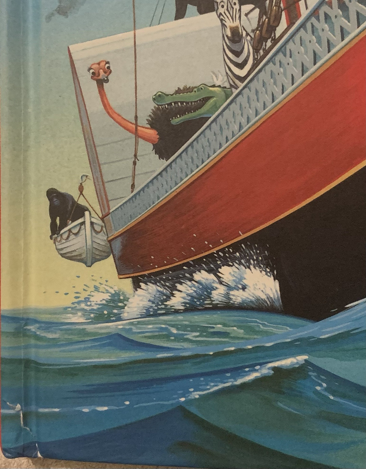 The Circus Ship By Chris Van Dusen 2015 Hardback Book Children’s ACCEPTABLE 1st!