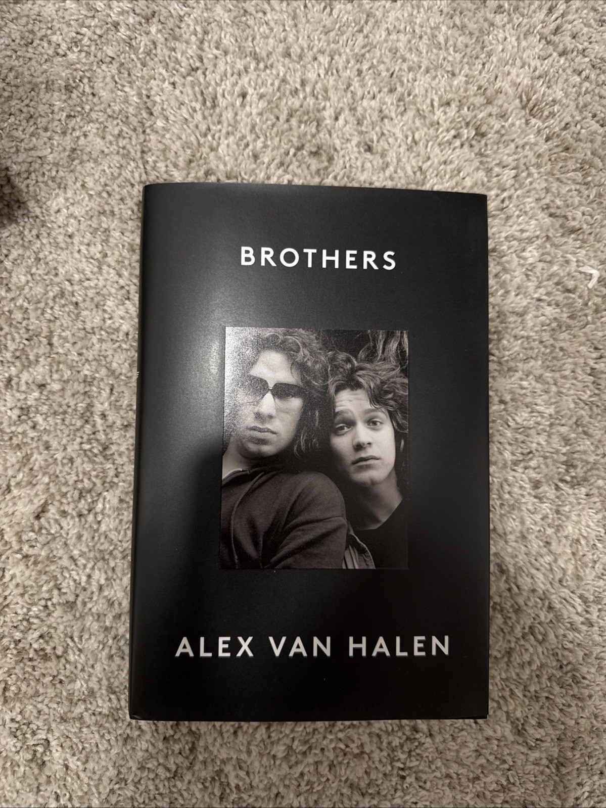 Alex Van Halen SIGNED BOOK Brothers Hardcover