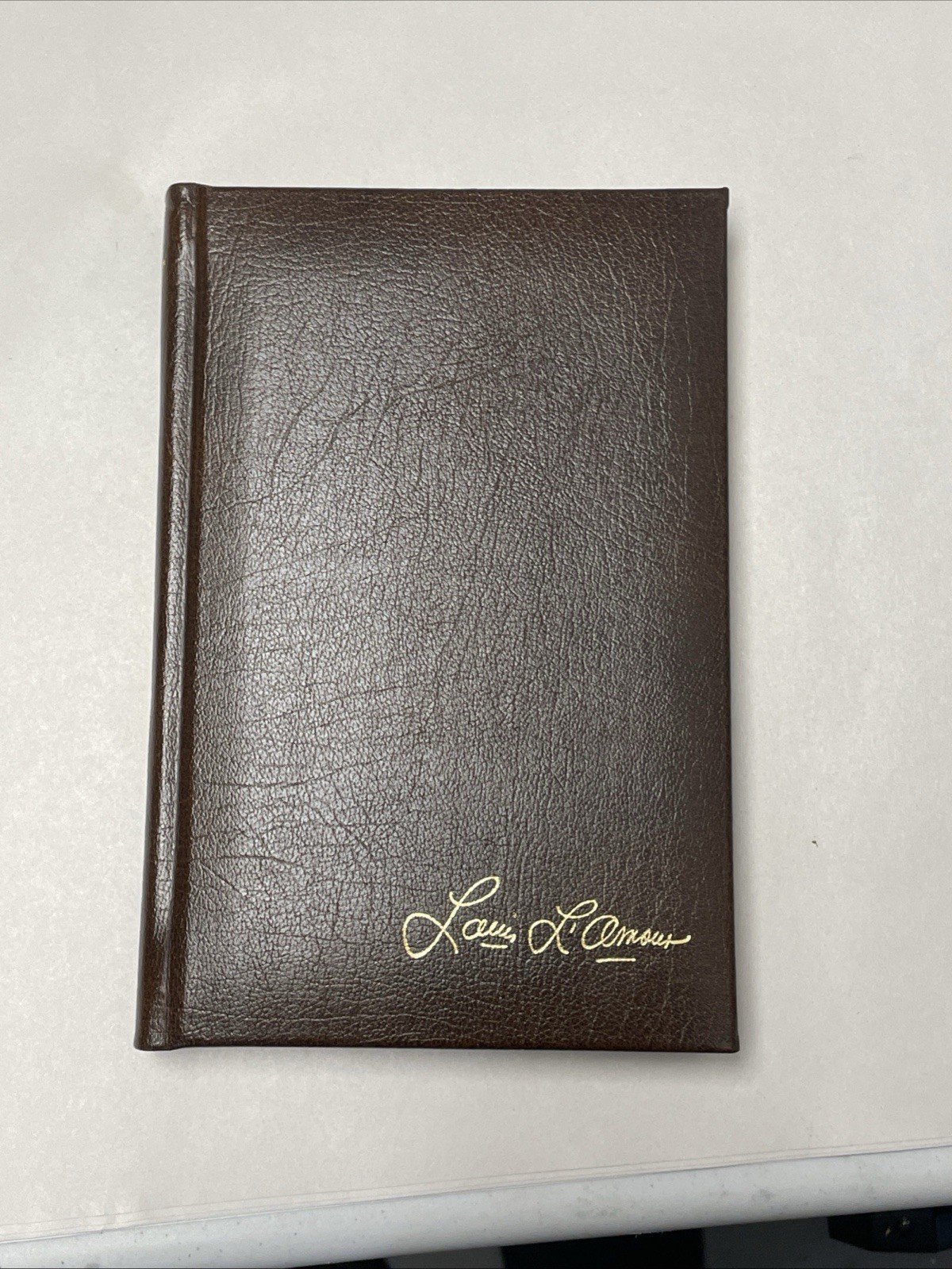 Louis L’Amour Leather Hardcover Collection Pick Your Title Gold Gilt Pages
