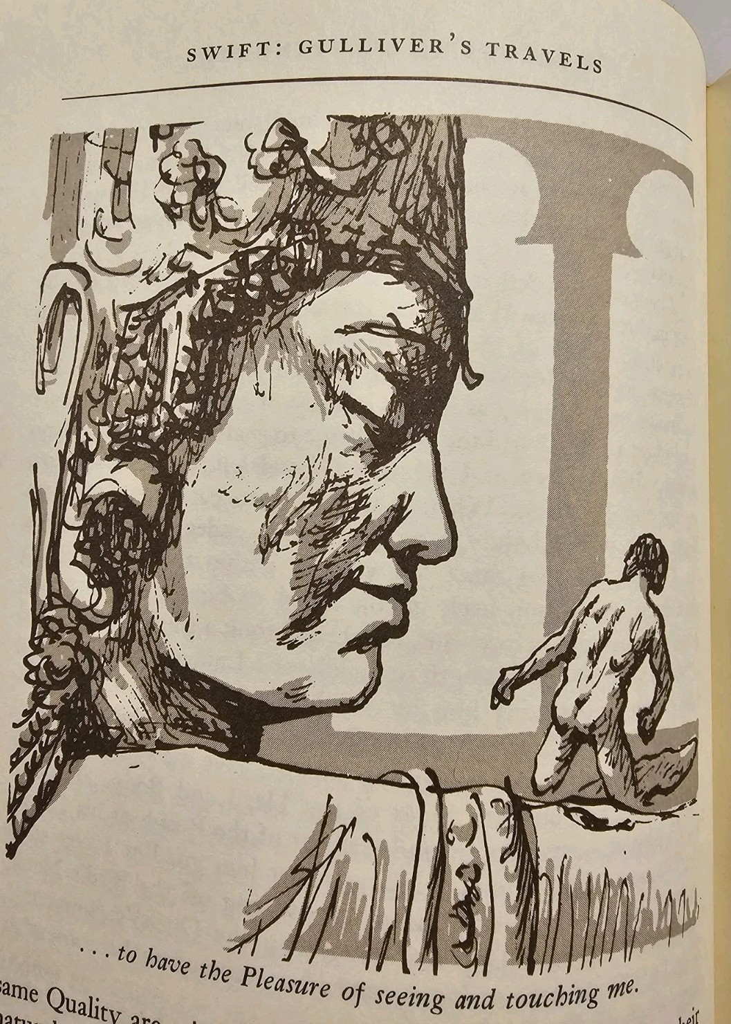 Gullivers Travels By Swift, Chappell Illustrations 1977 Oxford Hardcover DJ Rare