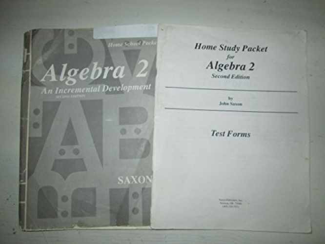 Saxon Math Algebra 2 (Second – Product Bundle, by John Saxon – Acceptable n