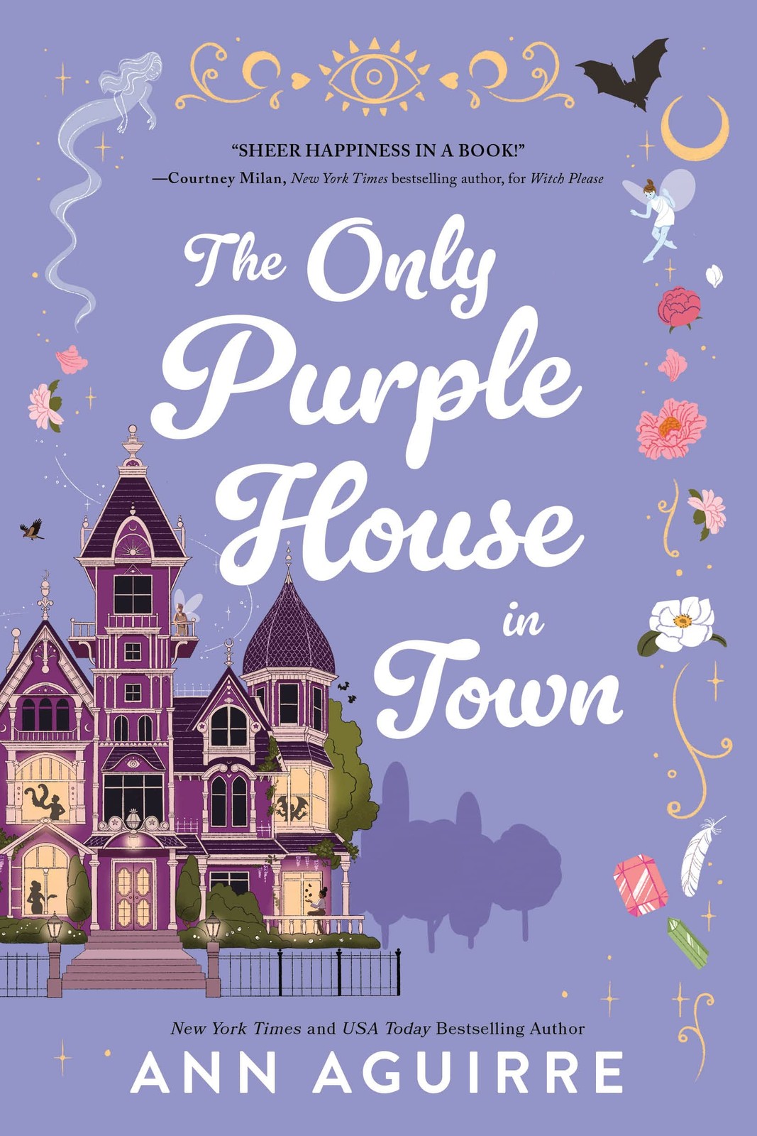 The Only Purple House in Town: A Cozy Paranormal Romance