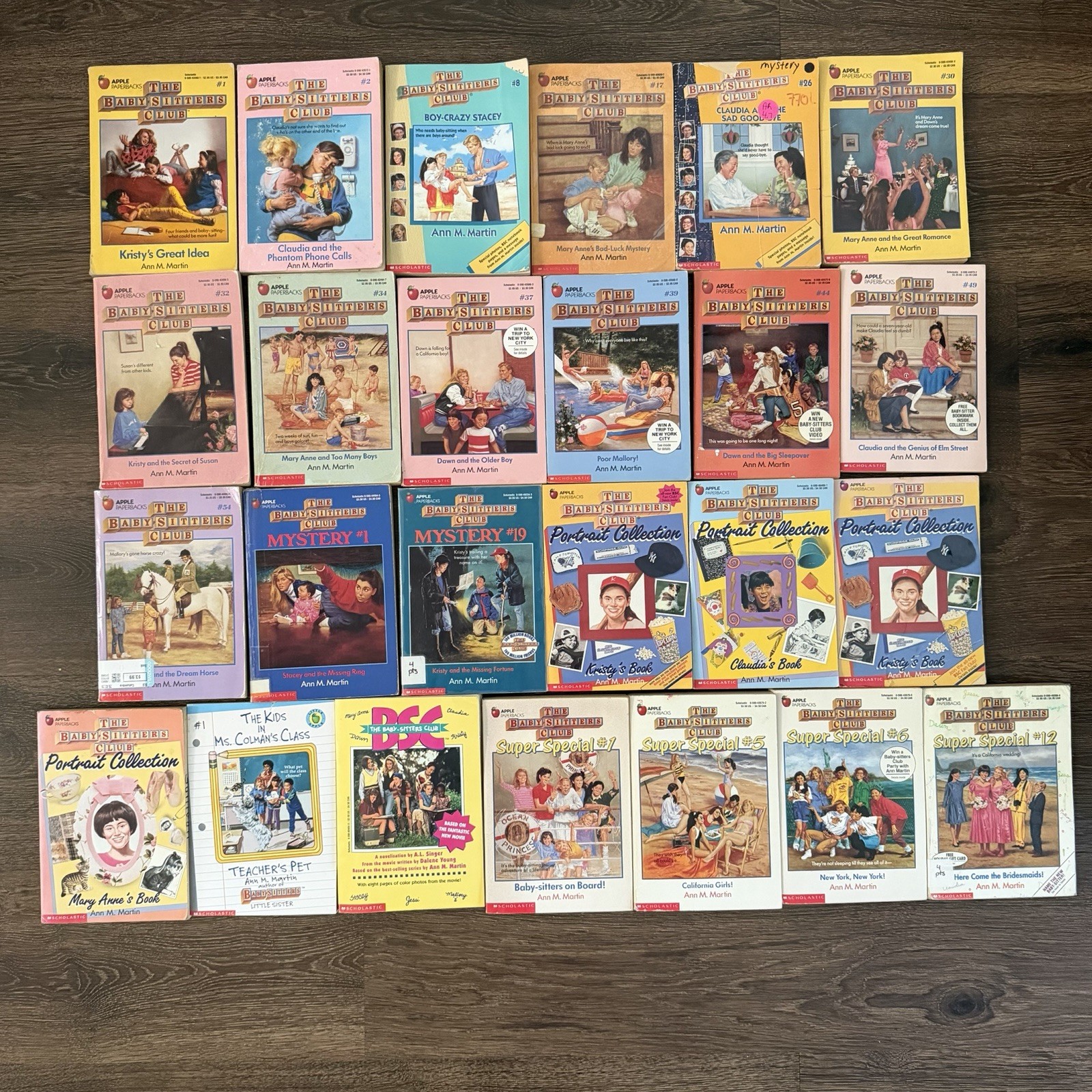 Baby Sitters Club Lot 25 Books Ann M Martin Mixed Series Mystery Specials