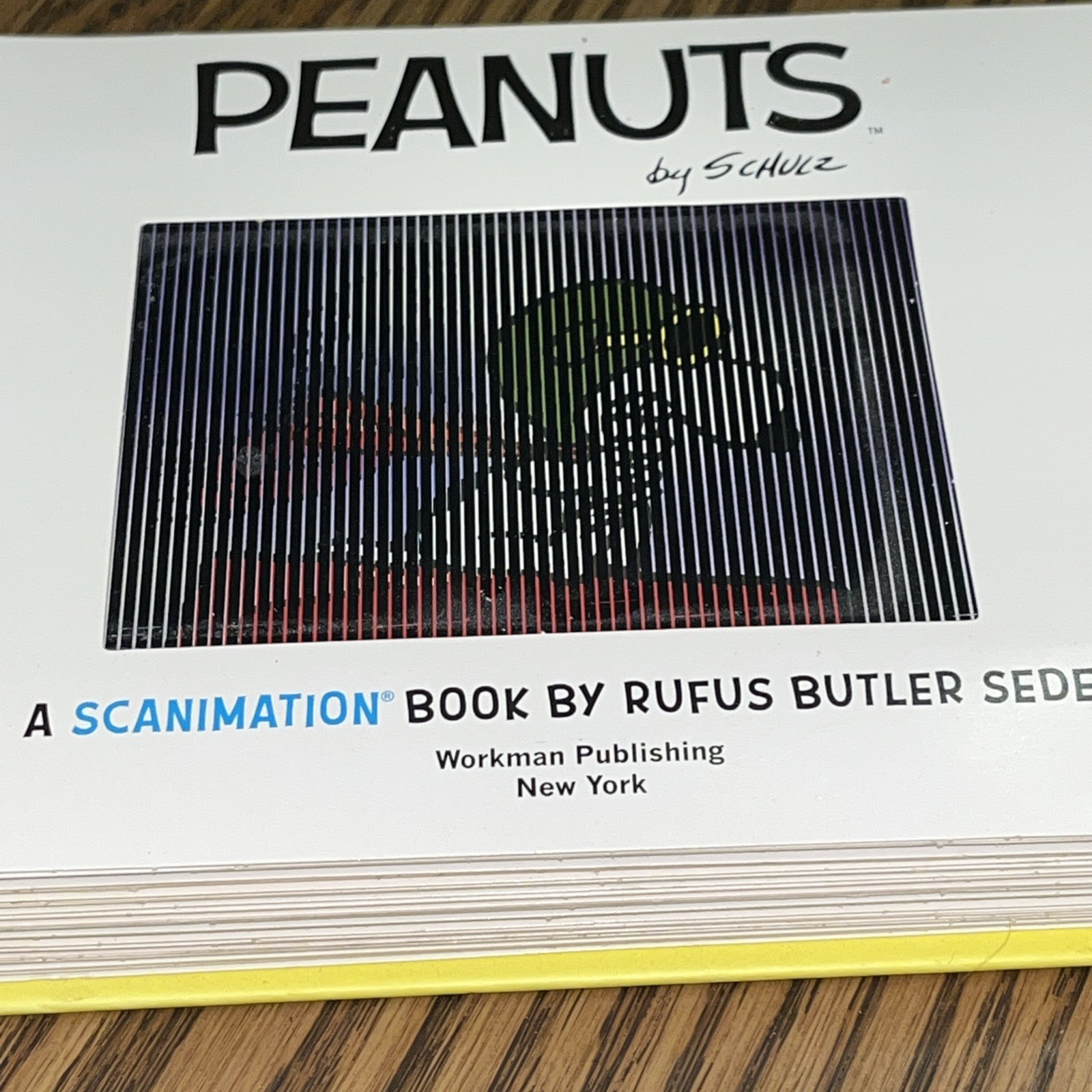 Peanuts: a Scanimation Book by Rufus Butler Seder (2014, Hardcover)