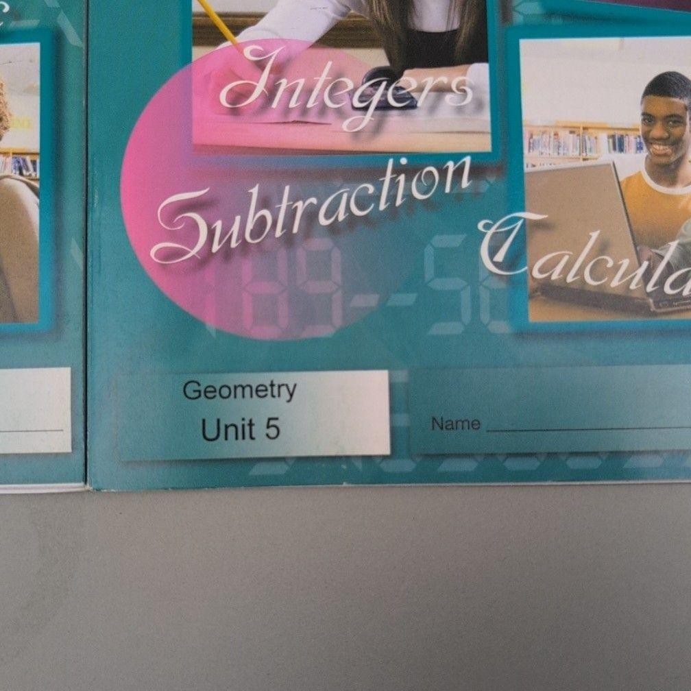 Math Geometry Unit 4 & Unit 5 ResponsiveEd PB Teal/Multicolor 2010s Student Set