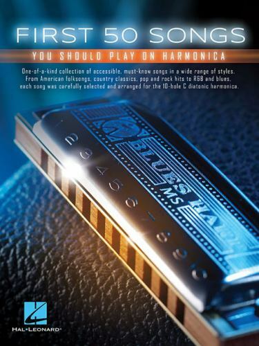 First 50 Songs You Should Play on Harmonica Paperback FREE SHIPPING