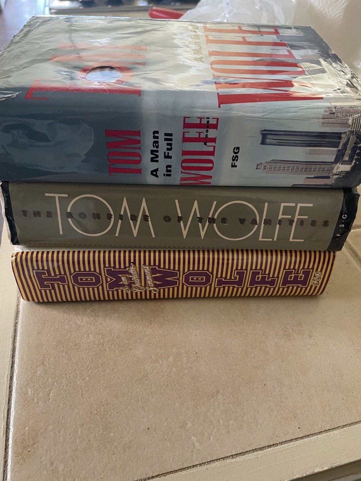 Tom Wolfe, 3 Hardbacks
