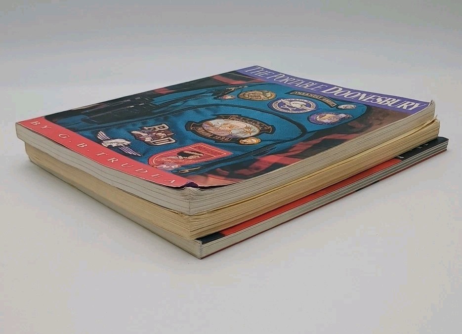 Lot Of 3 Doonesbury Books G.B. Trudeau Portable Doonesbury Planet Doonesbury