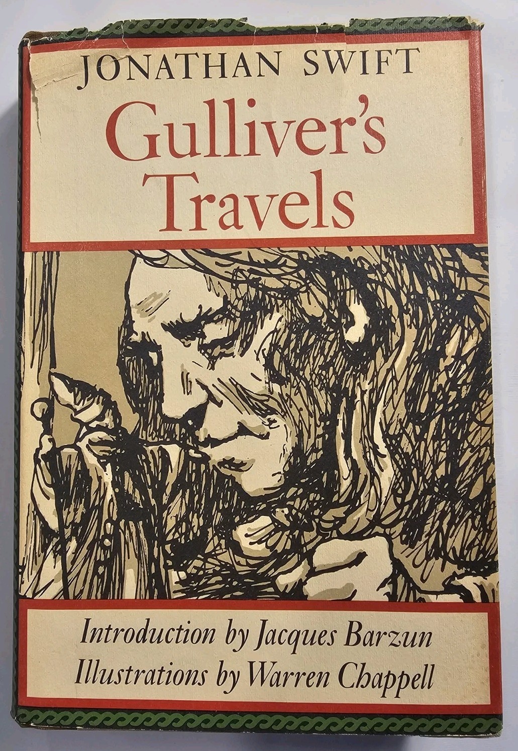 Gullivers Travels By Swift, Chappell Illustrations 1977 Oxford Hardcover DJ Rare