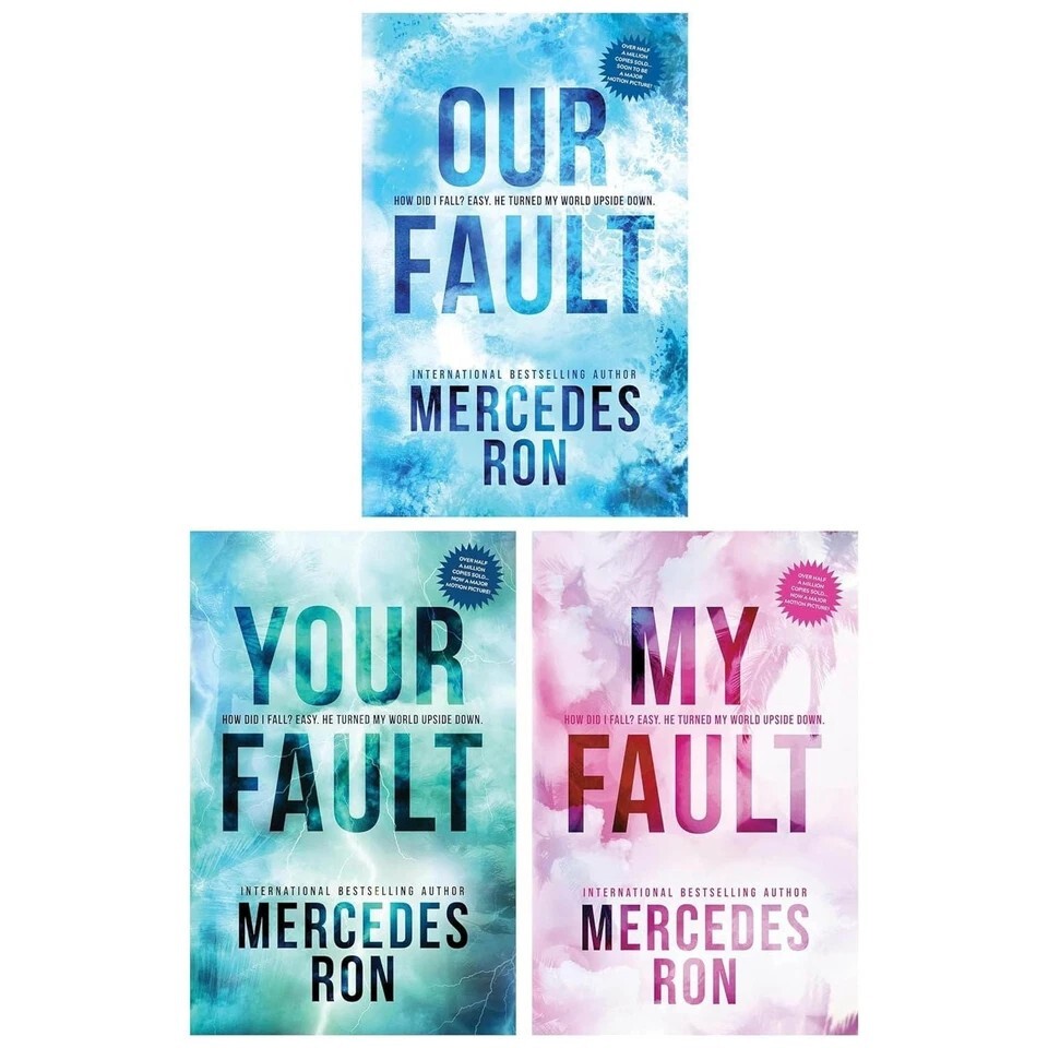 Culpable Series Collection 3 Books Set By Mercedes Ron (My Fault, Your Fault & O