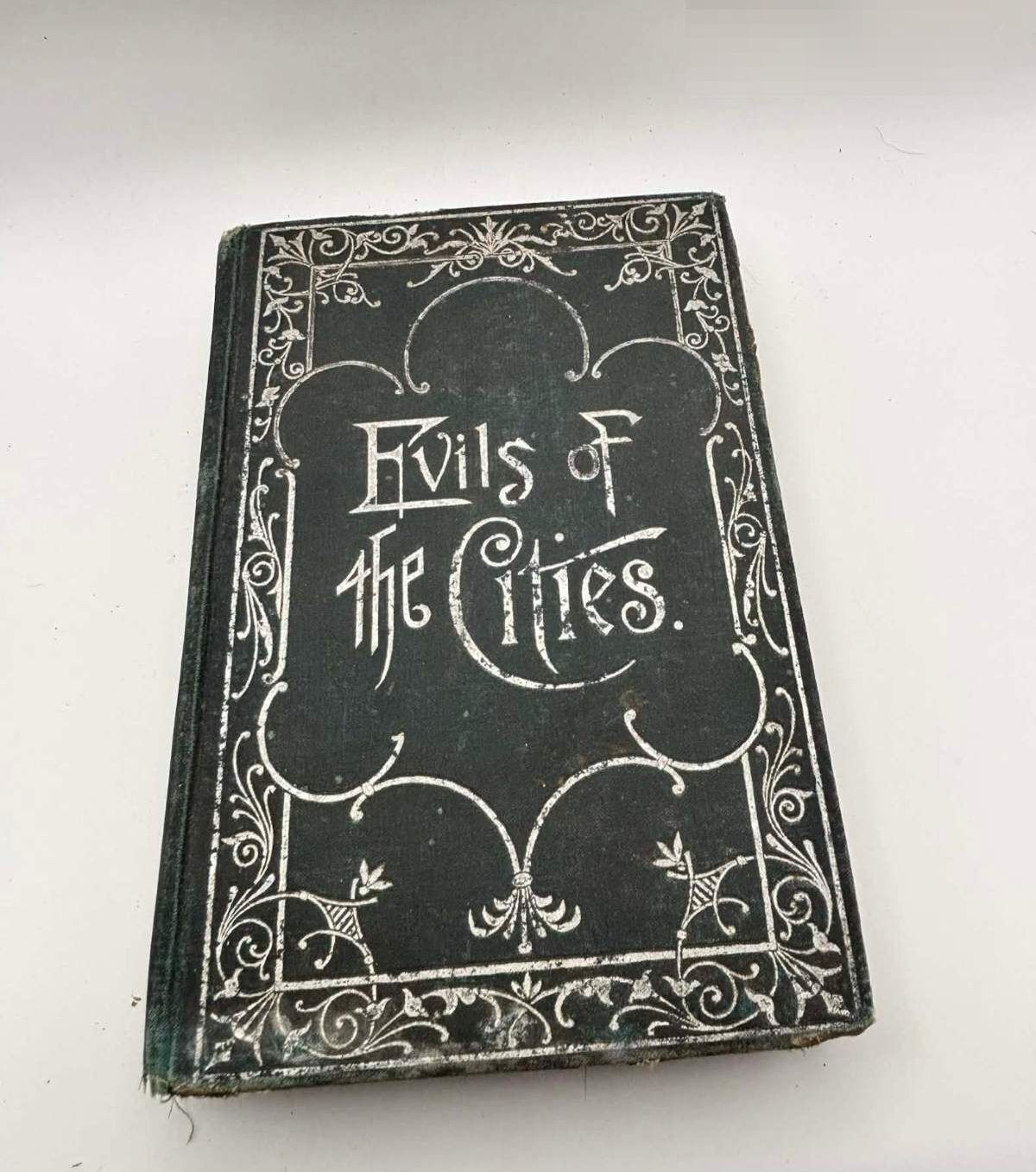 1897 Evils of the Cities T De Witt Talmage Antique Illustrated Sermon Book