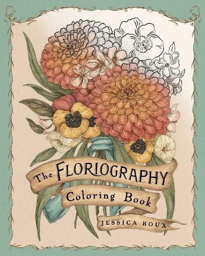 Floriography Coloring Book, Roux, Jessica
