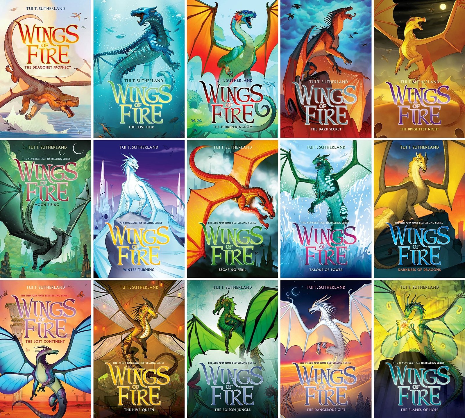 Wings of Fire: The Complete Collection Series Set (Book 1-15) NEW Paperback 2022