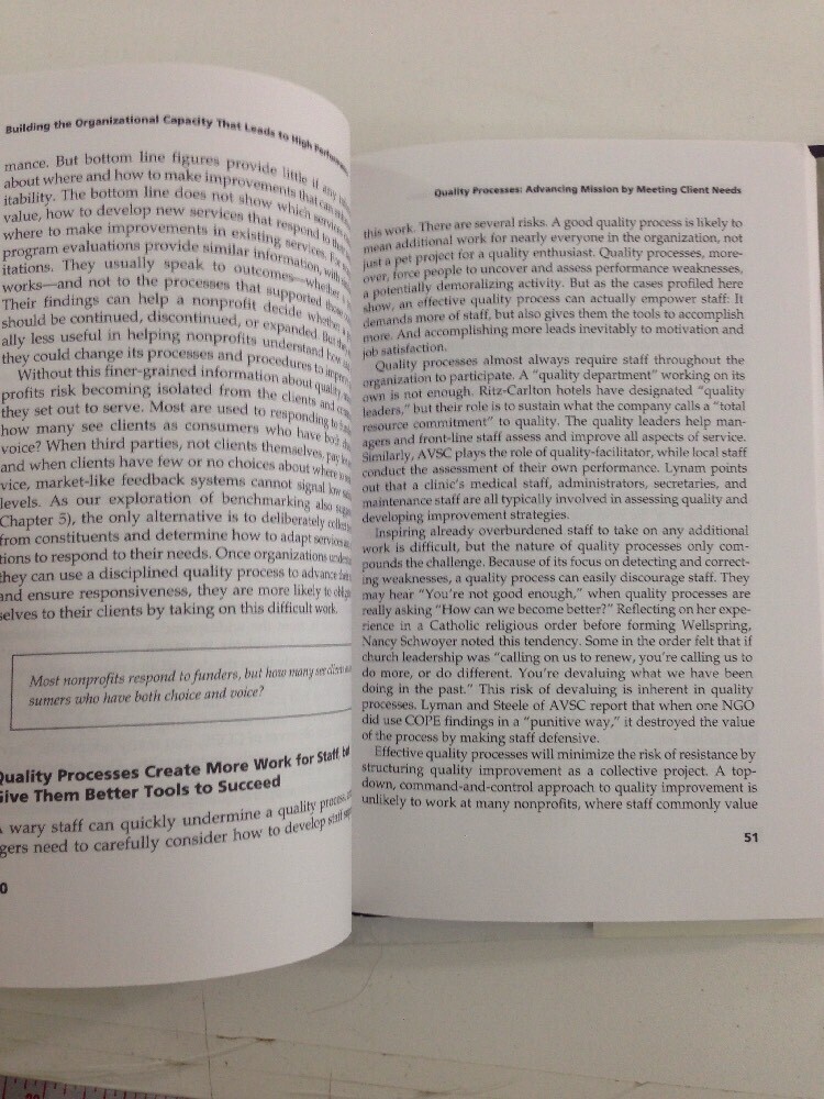 High Performance Nonprofit Organizations – Allen Grossman (1998, Dust Jacket)