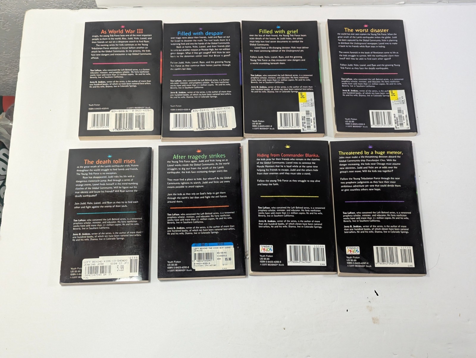 Left behind series, The Kids, paperback Vols. 9-16 in excellent condition