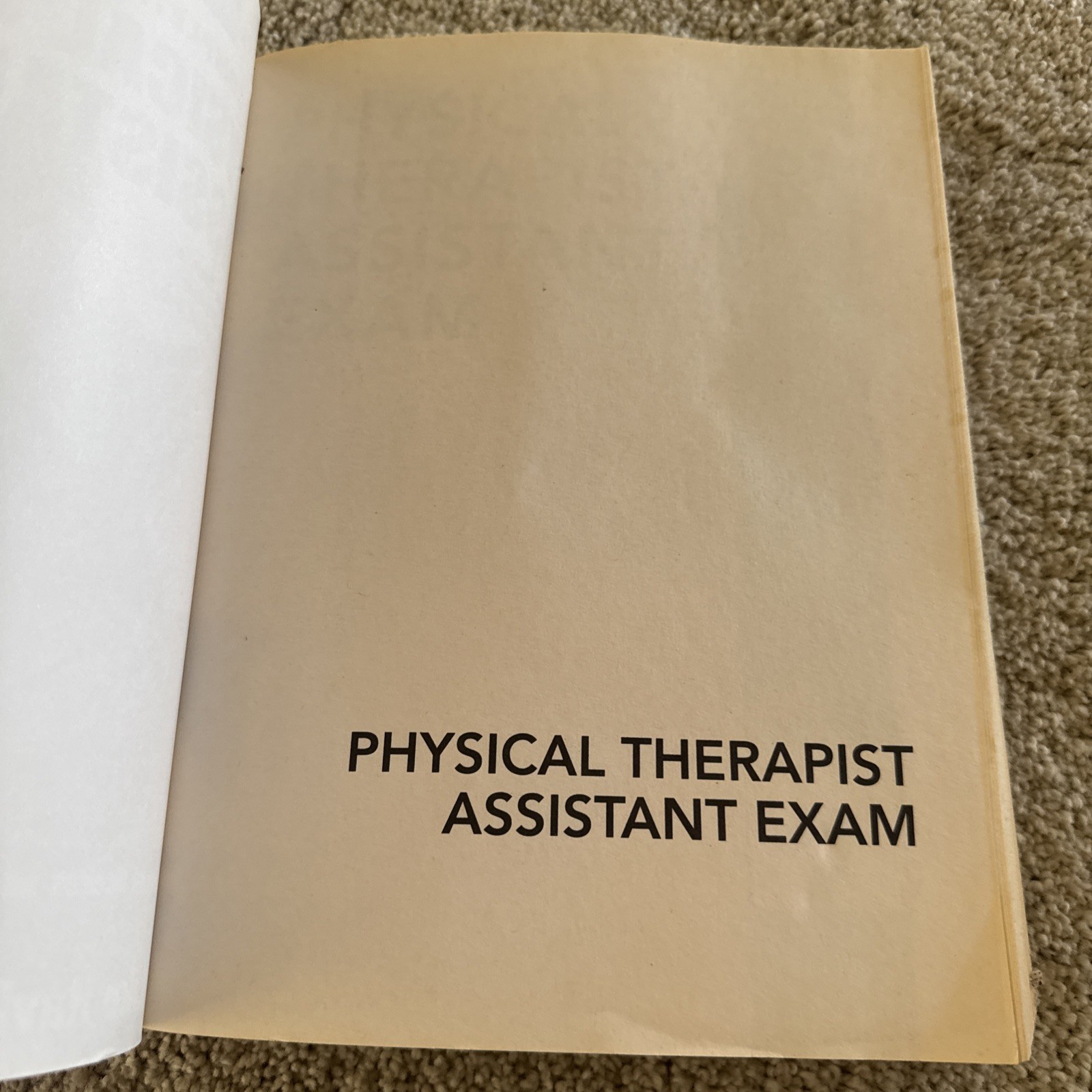 Physical Therapist Assistant Exam Paperback LearningExpress Staff