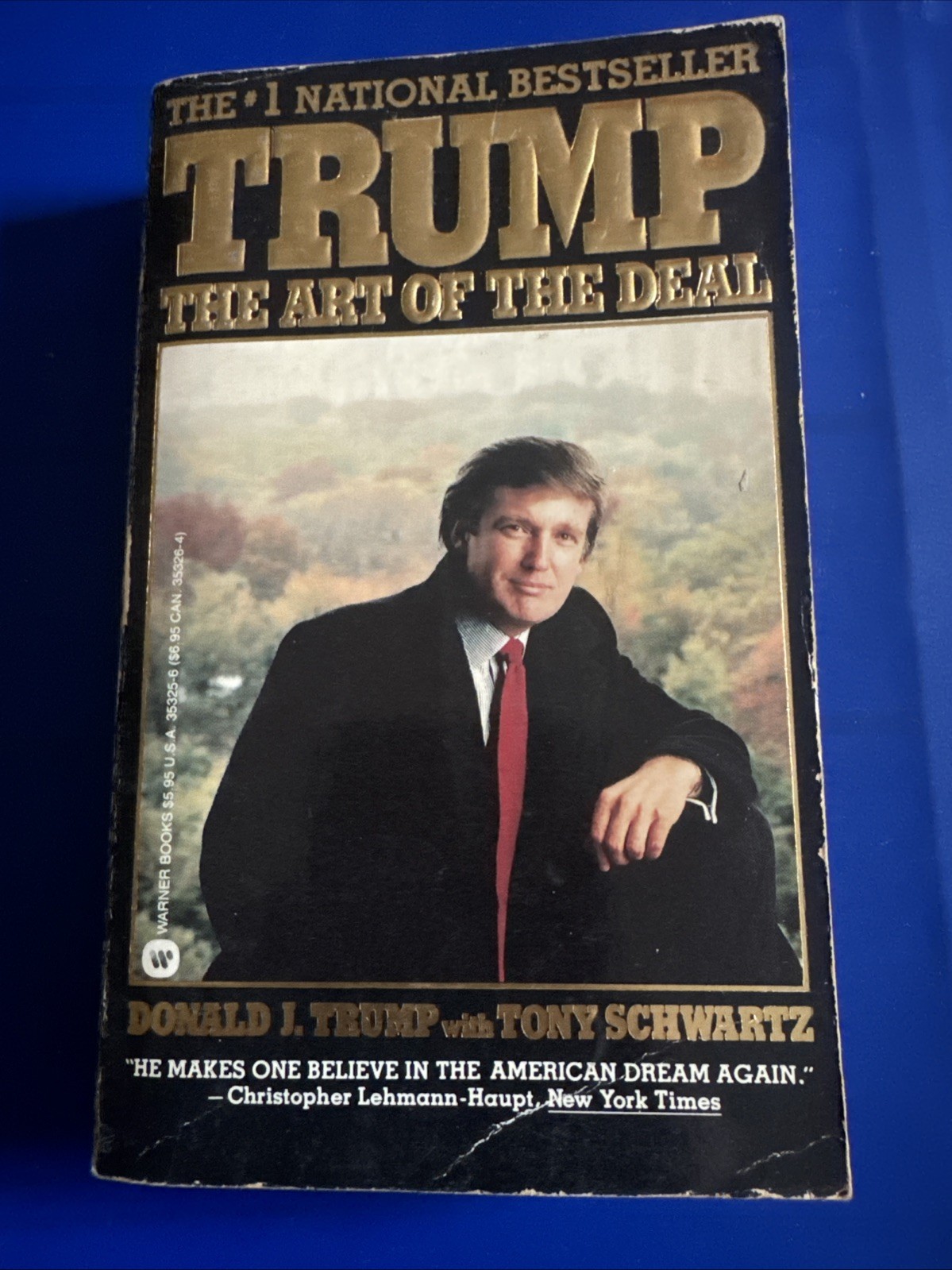 Vintage Donald J. Trump The Art Of The Deal W/ Tony Schwartz Book 1987 First Ed.