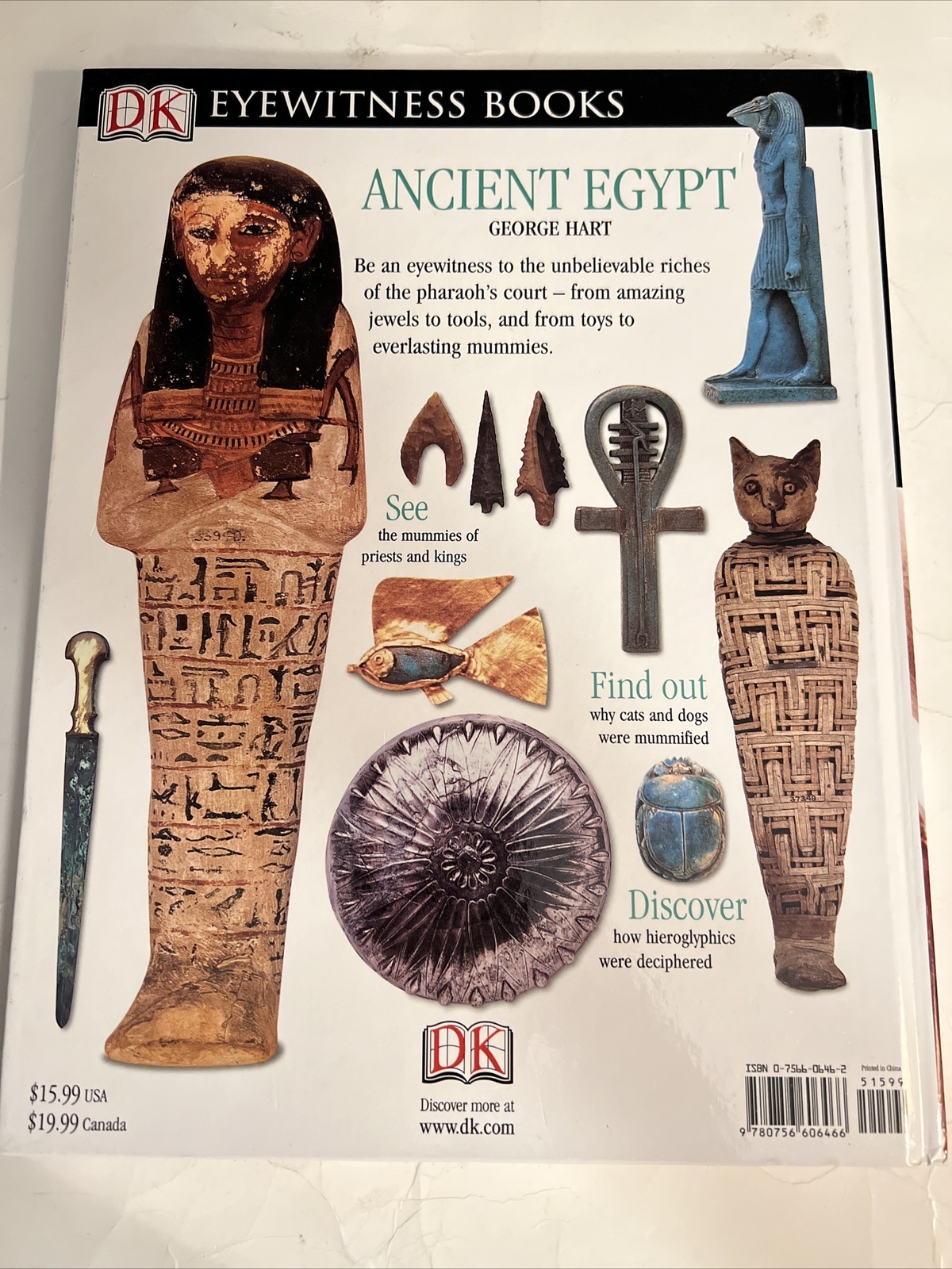 DK Eyewitness Bks.: Ancient Egypt by George A. Hart (2004, Hardcover)