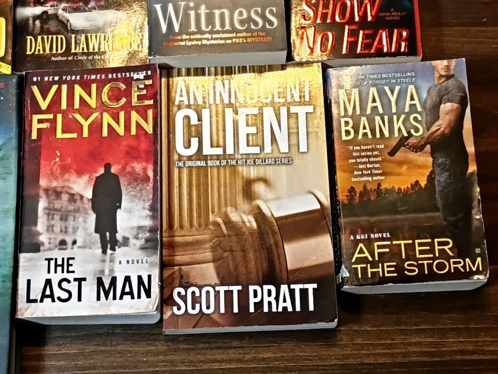 Lot Of 15 Suspense/Thriller Books By Various Authors