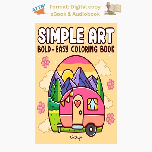 Simple Art: Coloring Book for Adults and Tee, Coco Wyo 2024