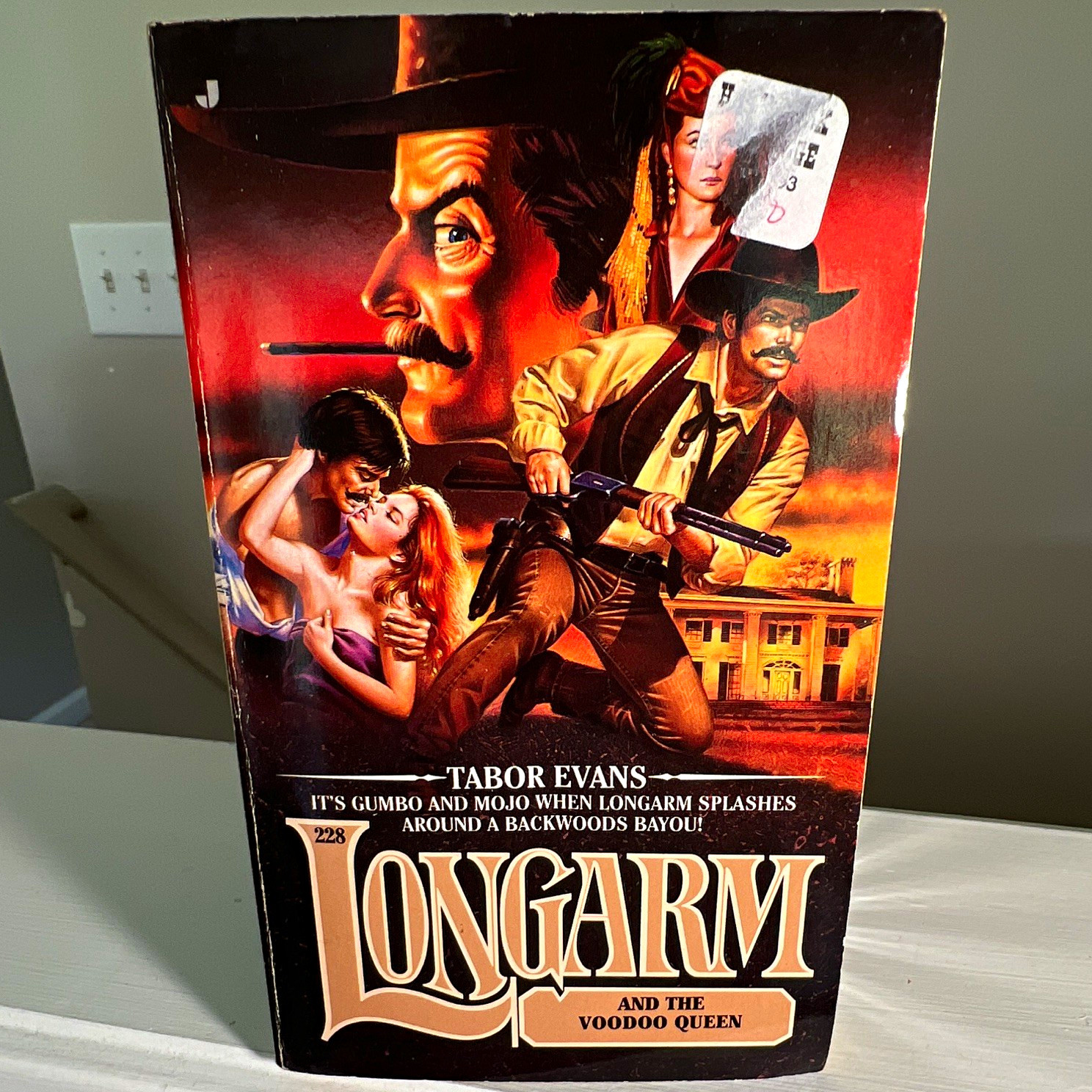 Tabor Evans Longarm: Longarm and the Voodoo Queen PB Jove 1992 1st Ed