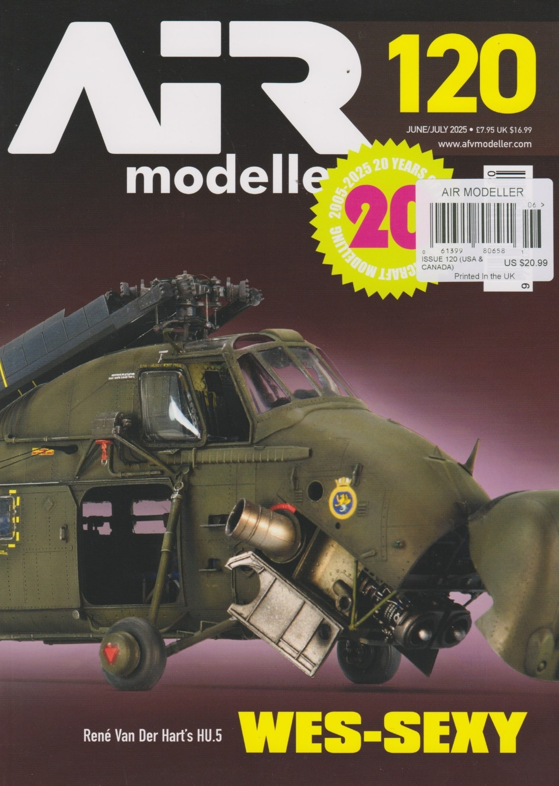 Air Modelelr No. 120 (June/Jul 2025) Wessex, A-4 Skyhawk, IAI Nesher, Spitfire