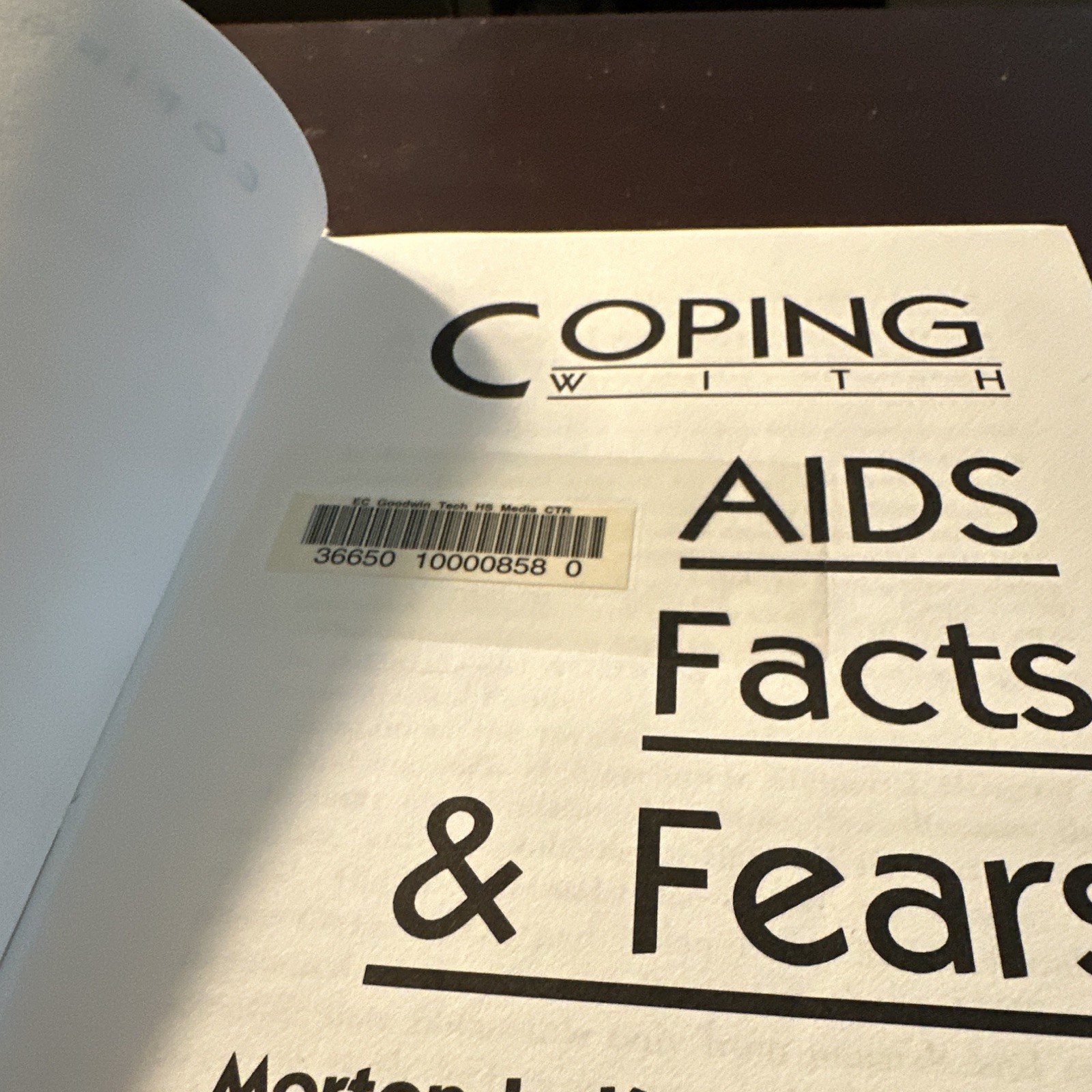 Rosen Publishing Coping with AIDS Facts and Fears Morton Kurland Hardcover 1986