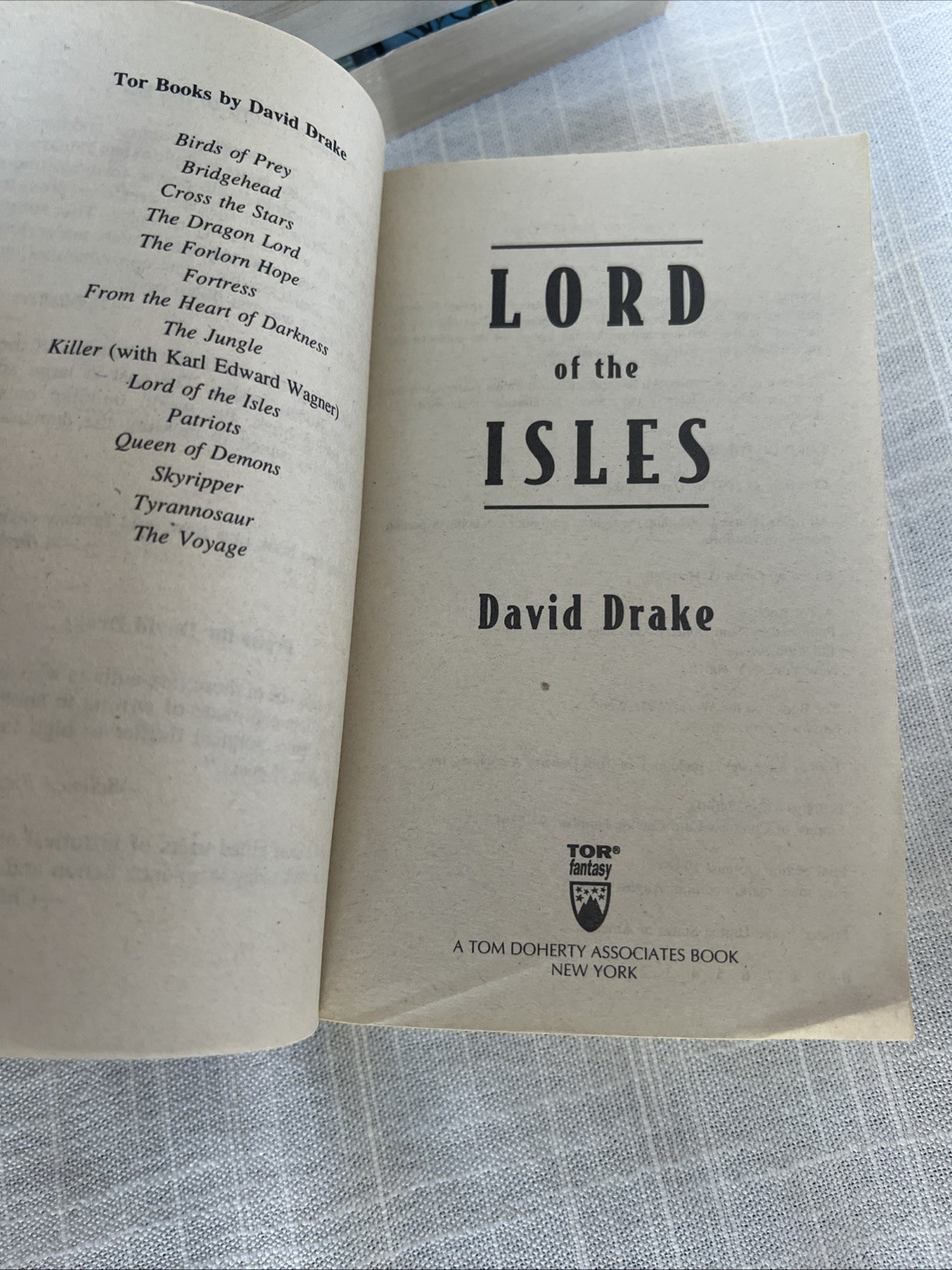 David Drake Lord of the Isles Complete Series Books 1-6 Set Vintage Paperback