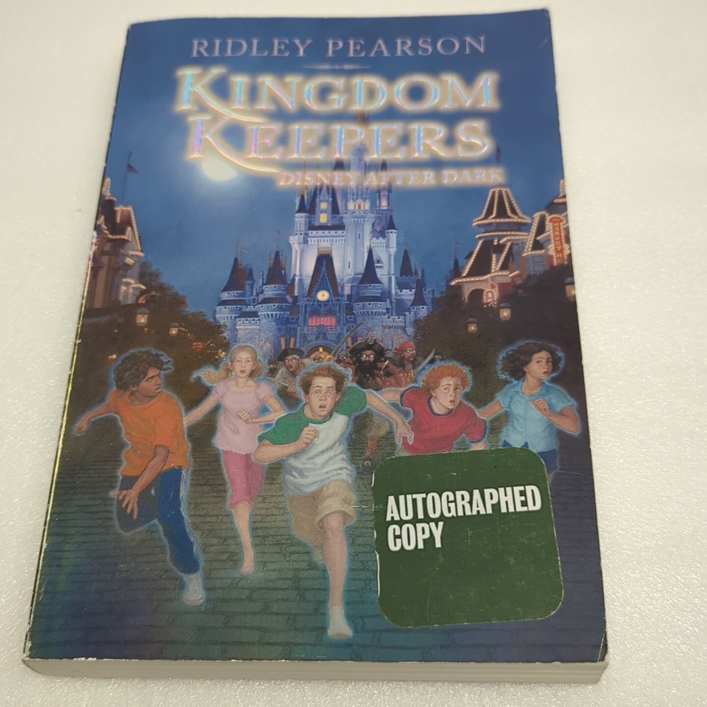 Autograph Ridley Pearson Kingdom Keepers Disney After Dark SIGNED Copy