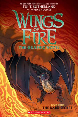 The Dark Secret (Wings of Fire Graphic Novel #4): A Graphix Book (4) – GOOD