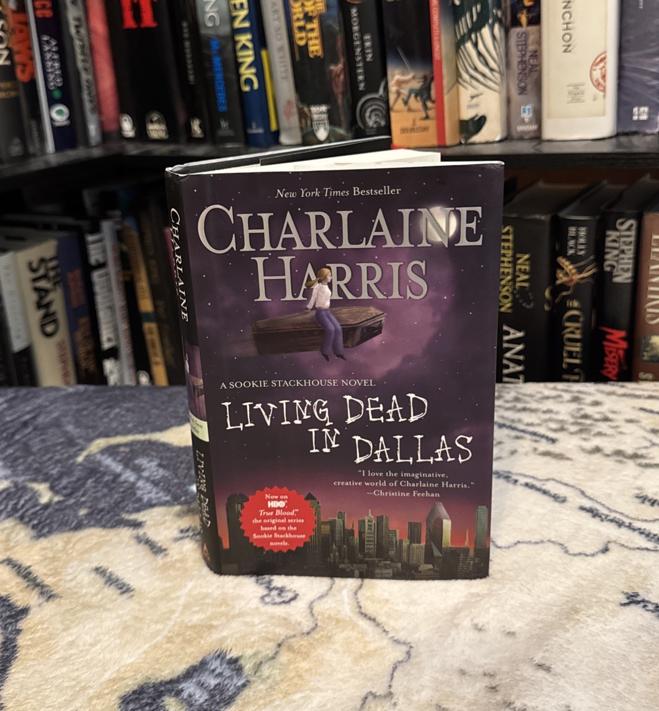 SIGNED – Living Dead in Dallas – Charlaine Harris – Hardcover – True Blood #2