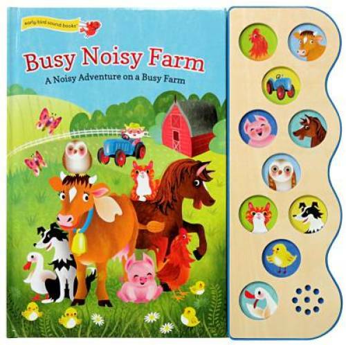 Busy Noisy Farm: Interactive Children’s Sound Book (10 Button Sound) – GOOD