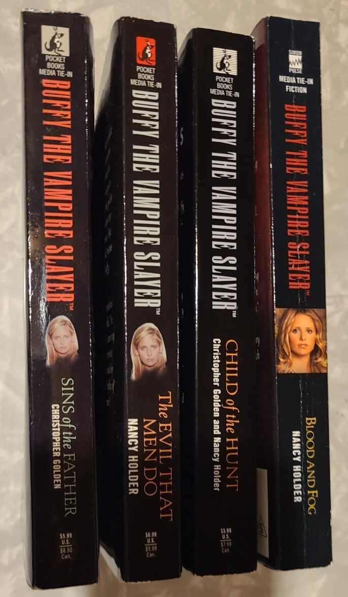 Buffy the Vampire Slayer paperback lot (4 Books)