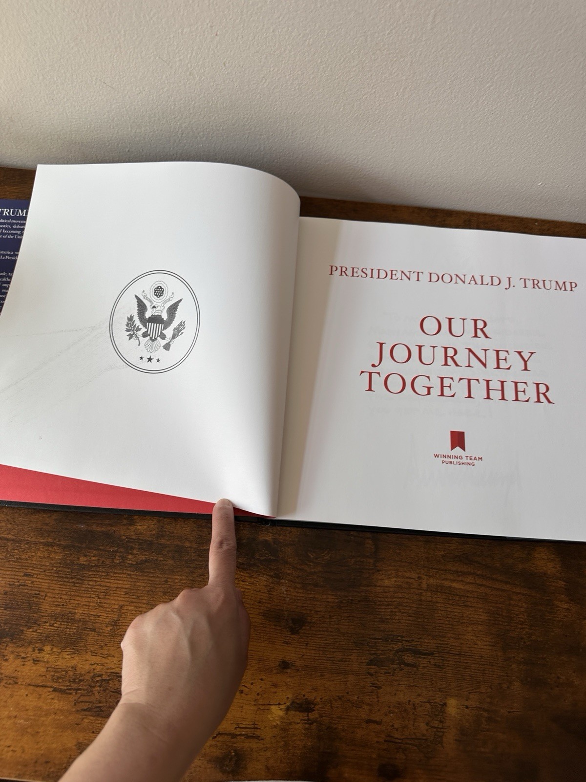 Our Journey Together by Donald J. Trump (2021, Hardcover) – First Edition