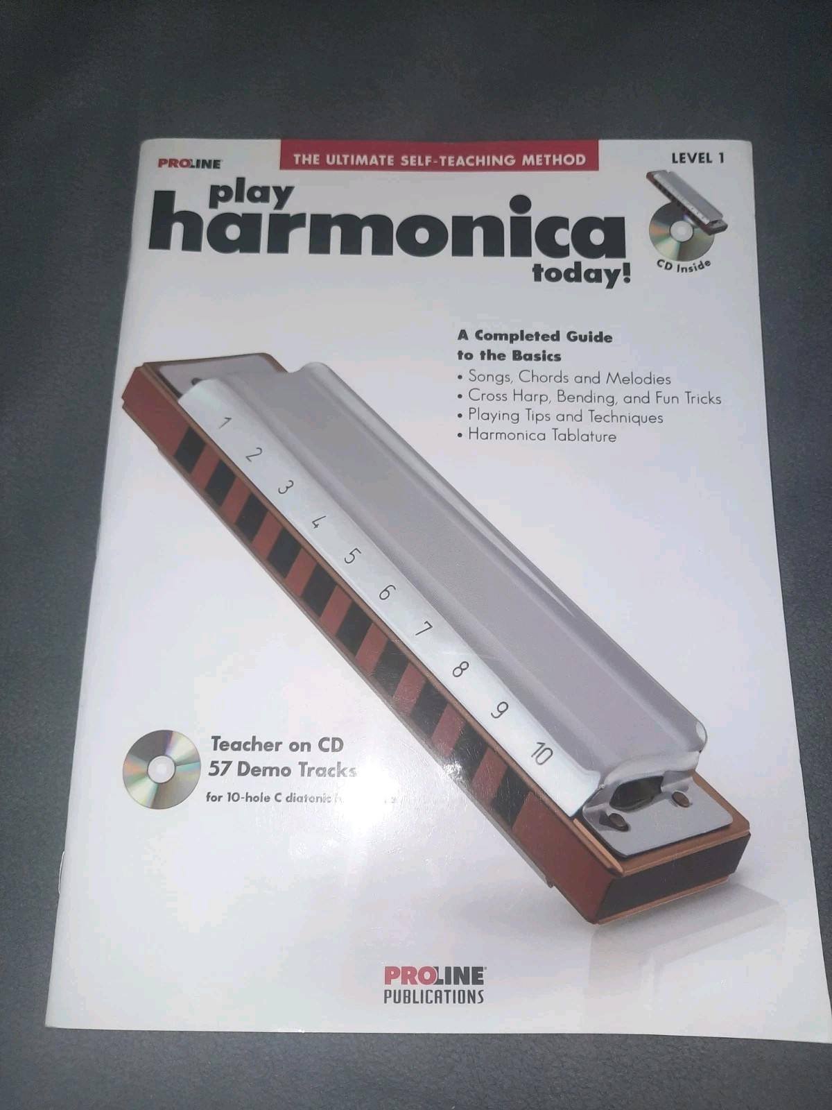 Proline Play Harmonica Today! Method Book with Sealed CD Sheet Music by Proline