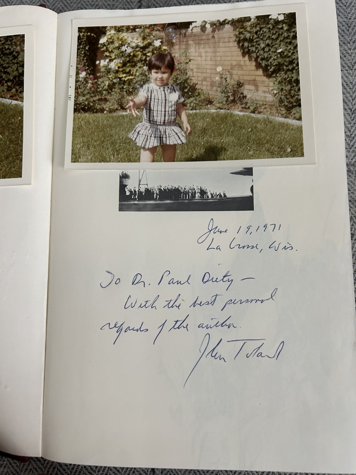 SIGNED John Toland With Photos, The Rising Sun, 1st Edition