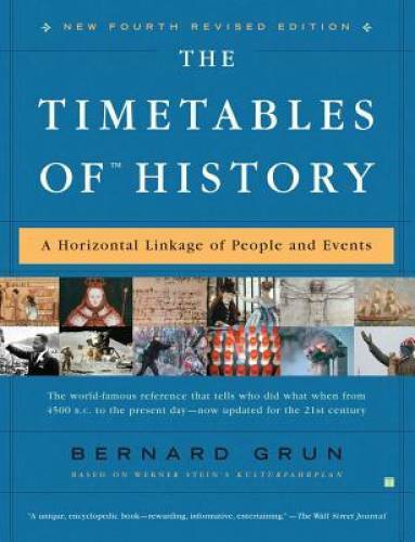 The Timetables of History: A Horizontal Linkage of People and Events – GOOD