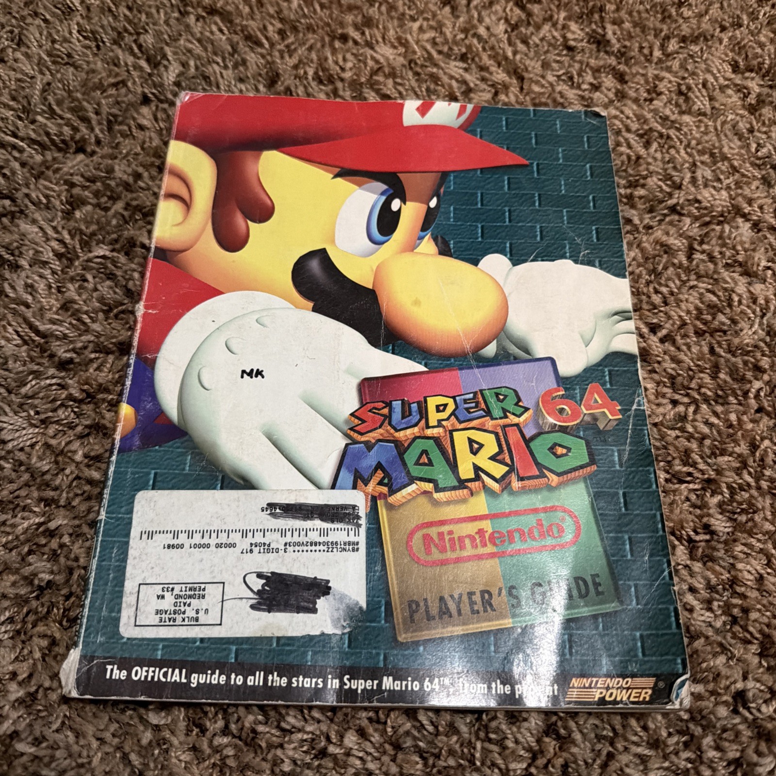 Super Mario 64 Nintendo Official Player’s Guide 1996, Nintendo Power N64 GC