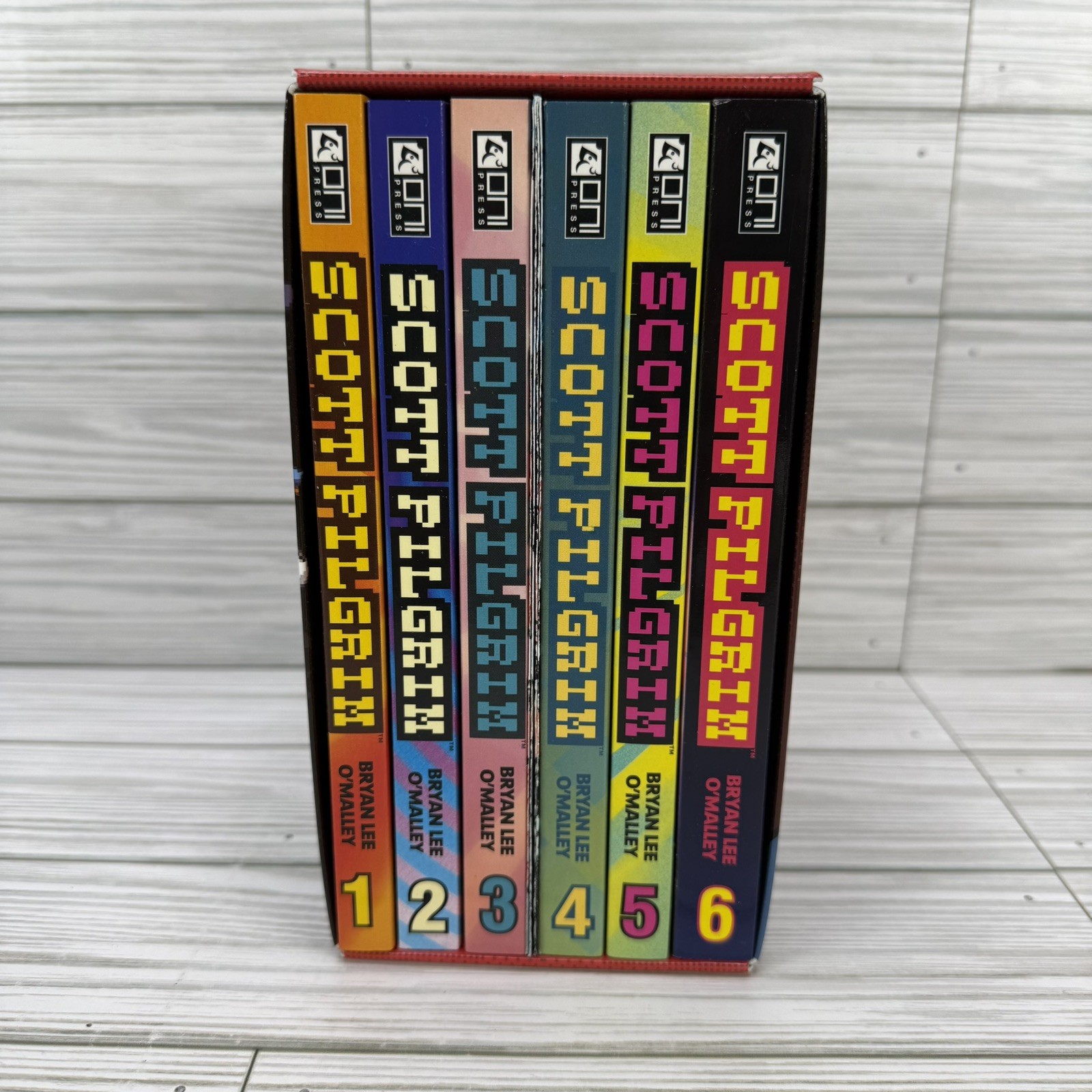 Scott Pilgrim The Complete Series Books 1-6 Complete Manga W/ POSTER & Slipcover