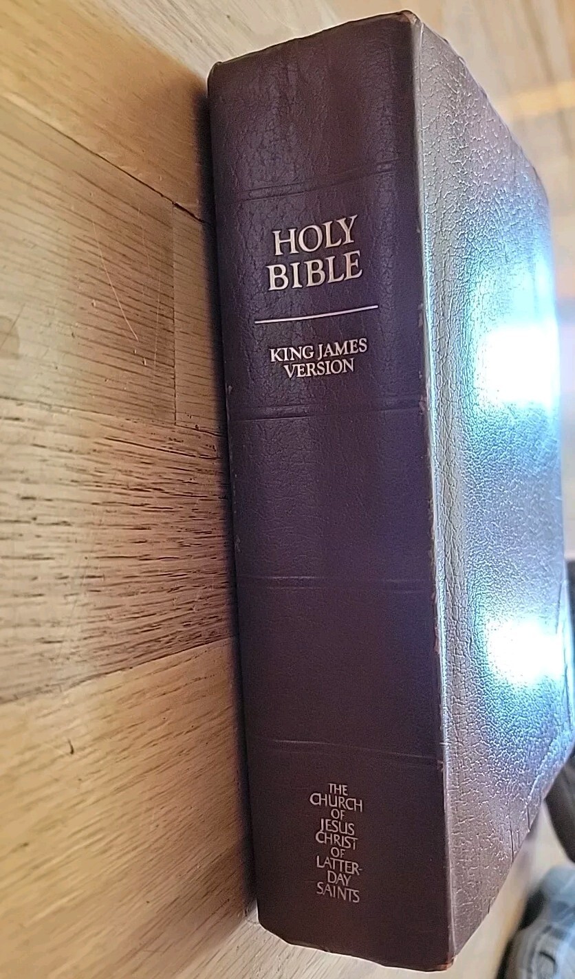 Holy Bible KJV Church of Jesus Christ the Latter Day Saints 1979 Leather Brown